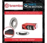 2x Brake Discs Pair fits CITROEN ZX 1.9D Rear 91 to 97 247mm Set Brembo Quality