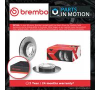2x Brake Discs Pair fits FIAT 500C 9 1.2 1.4 1.3D 2009 on 240mm Set Brembo New