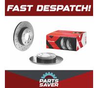 2x Brake Discs Pair fits FIAT PANDA 9 1.1 1.2 1.4 1.3D 2003 on 240mm Set Brembo