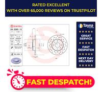 2x Brake Discs Pair fits FIAT PANDA 9 1.1 1.2 1.4 1.3D 2003 on 240mm Set Brembo