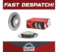 2x Brake Discs Pair fits FORD FOCUS Mk3 TDCi 2.0D Rear 10 to 20 271mm Set Brembo