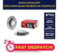 2x Brake Discs Pair fits HONDA CIVIC FB2, Mk8 1.8 Rear 05 to 16 260mm Set Brembo