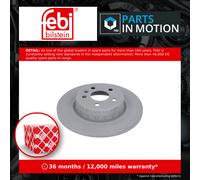 2x Brake Discs Pair fits LAND ROVER DISCOVERY SPORT L550 2.0D Rear 2014 on 300mm