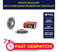 2x Brake Discs Pair fits LEXUS UX200 2.0 Rear 2018 on 281mm Set Brembo Quality