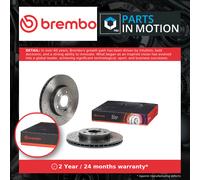 2x Brake Discs Pair fits MERCEDES B180 W247 1.3 Front 2018 on 295mm Set Brembo