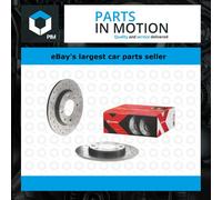 2x Brake Discs Pair fits PEUGEOT 206 1.4D Rear 01 to 09 247mm Set Brembo Quality