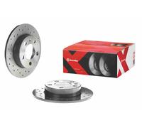 2x Brake Discs Pair fits SEAT CORDOBA 6K, 6L Rear 97 to 09 230mm Set Brembo New