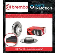 2x Brake Discs Pair fits VAUXHALL CORSA D, E 1.4 Rear 2012 on 264mm Set Brembo