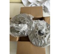 2x Brake Discs Pair Solid fits PEUGEOT TRAVELLER Rear 1.5D 1.6D 2.0D 2016 on Set