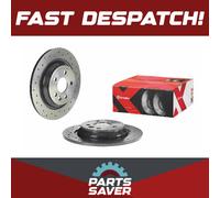 2x Brake Discs Pair fits VOLVO S60 Mk2 2.0D Rear 10 to 18 302mm Set Brembo New