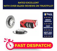2x Brake Discs Pair Rear 230mm 08.7165.1X Brembo Set 1J0615601 1J0615601C New
