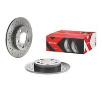 2x Brake Discs Pair Rear 239mm 08.9148.1X Brembo Set 1J0615601D Quality New