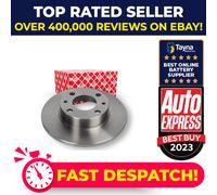 2x Brake Discs Pair Solid 227.5mm 10616 Febi Set 4139010 4208311 4385812 Quality
