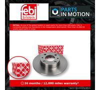 2x Brake Discs Pair Solid fits FIAT PANDA VAN 141 1.0 Front 86 to 04 227.5mm Set