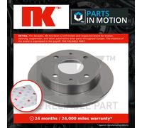2x Brake Discs Pair Solid 230mm 203407 NK Set 5171202000 5171202100 5171202110