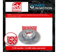 2x Brake Discs Pair Solid 247mm 10314 Febi Set E169001 4246A5 4246A5SK 424689