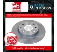 2x Brake Discs Pair Solid fits PEUGEOT 306 Front 93 to 02 KDX(TU3MC) 247mm Set