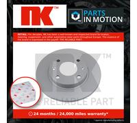 2x Brake Discs Pair Solid 247mm 319910 NK Set 1618859680 169001 424995 91508338