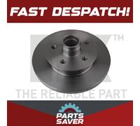 2x Brake Discs Pair Solid 258mm 204727 NK Set 251407617D 251407617F 251407617G