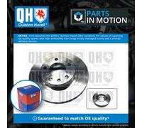 2x Brake Discs Pair Solid 264mm BDC5763 Quinton Hazell Set 569418 93190227 New