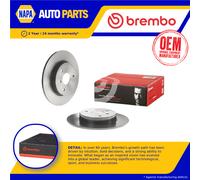 2x Brake Discs Pair Solid 280mm 08.8163.11 Brembo Set 0S08333251 0004341V001 New