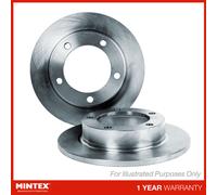 2x Brake Discs Pair Solid 280mm MDC1816 Mintex 1607880480 51740245 1642766680