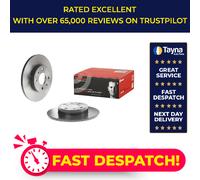 2x Brake Discs Pair Solid fits ALFA ROMEO 146 930 Rear 94 to 01 240mm Set Brembo