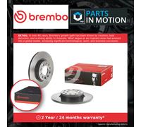 2x Brake Discs Pair Solid fits ALFA ROMEO 159 939 1.9 Rear 05 to 11 939A6.000