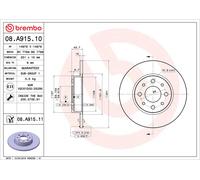 2x Brake Discs Pair Solid fits ALFA ROMEO MITO 955 9 Rear 11 to 18 251mm Set New
