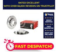 2x Brake Discs Pair Solid fits AUDI 80 B1 1.5 Front 72 to 76 Manual Transmission