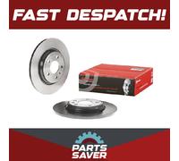 2x Brake Discs Pair Solid fits AUDI A4 Allroad B9 2.0 Rear 2016 on 300mm Set New
