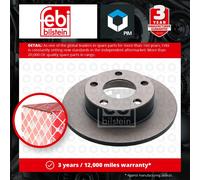 2x Brake Discs Pair Solid fits VW PASSAT 2.8 Rear 96 to 05 245mm Set 8D0615601A