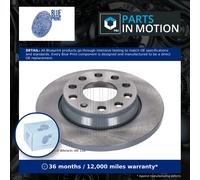 2x Brake Discs Pair Solid Rear 255mm ADV184322 Blue Print Set 8E0615301AA New