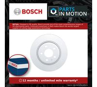 Bosch BD1249 Brake Disc Set - 299.8 mm Solid Discs - Rear Axle - ECE-R90 Certified - Long Service Life, Advanced Corrosion Protection - 1 Set of 2 Discs