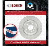 2x Brake Discs Pair Solid fits AUDI A6 Allroad C6 2.7D Rear 06 to 11 302mm Set