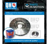 Quinton Hazell Brake Disc/Rotor | Single Disc | Rear | 5 Bolt Holes | Solid | BDC5618