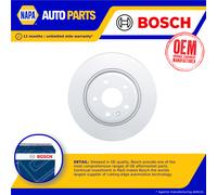 2x Brake Discs Pair Solid fits AUDI A7 4G Rear 1.8 2.0 2.8 3.0D 10 to 18 299.8mm