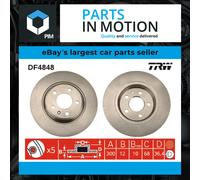 TRW Brake Disc DF4848 Rear Solid Coated 300mm for AUDI, AUDI (FAW), VW (SVW)
