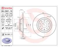 2x Brake Discs Pair Solid fits AUDI Q3 8U, F3B, F3N Rear 1.4 1.5 2.0 2.0D 300mm