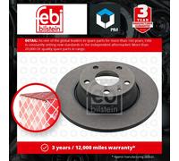 2x Brake Discs Pair Solid fits AUDI TT 8J3, 8J9 2.0D Rear 08 to 14 286mm Set New