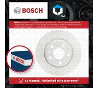 BOSCH 0986479465 Brake Disc Rear Solid 286mm Outer Diameter Fits Audi TT