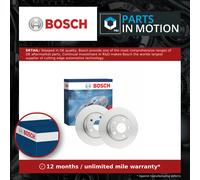 Bosch Brake Discs Pair Rear Diameter 286mm 65mm Solid 12mm 0986479465