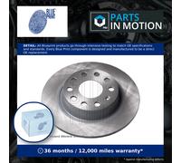 2x Brake Discs Pair Solid fits AUDI TT FV Rear 1.8 2.0D 2014 on 272mm Set New