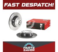 2x Brake Discs Pair Solid fits AUDI TT RS 8J3 2.5 Rear 09 to 14 286mm Set Brembo