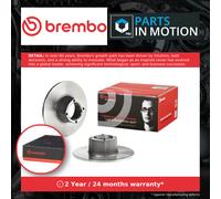 2x Brake Discs Pair Solid fits AUSTIN HEALEY SPRITE Mk4 1.3 Front 66 to 71 209mm