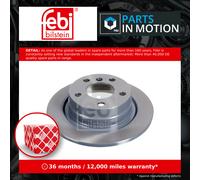 2x Brake Discs Pair Solid fits BMW 116D F20, F21 1.5D Rear 15 to 19 B37D15A Set