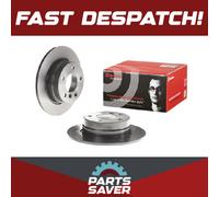 2x Brake Discs Pair Solid fits BMW 118D E87 2.0D Rear 04 to 07 280mm Set Brembo