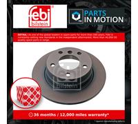 FEBI BILSTEIN Brake disc Rear Axle 26134 Brake rotor,Brake discs BMW,1 Schrägheck (E87),1 Schrägheck (E81)
