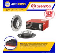 2x Brake Discs Pair Solid fits BMW 118D F20, F21 2.0D Rear 2011 on 290mm Set New