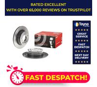 2x Brake Discs Pair Solid fits BMW 318 E36 1.8 Rear 90 to 99 With ABS 280mm Set